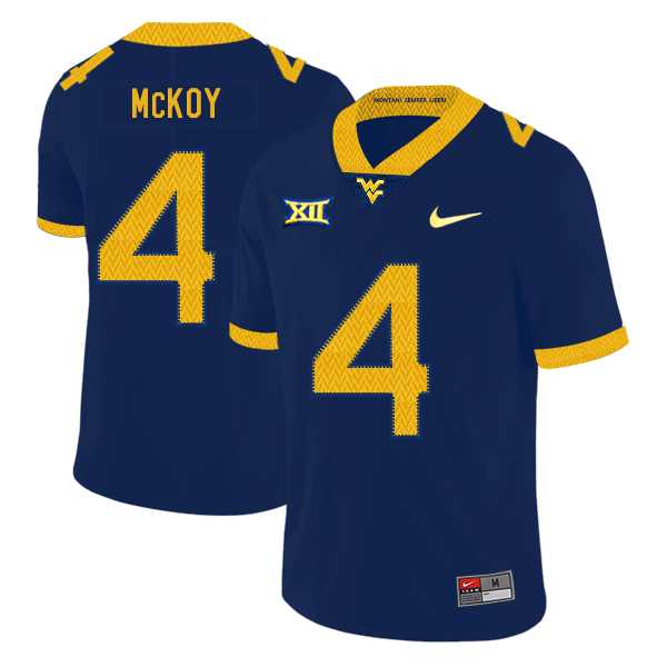 West Virginia Mountaineers 4 Kennedy McKoy Navy College Football Jersey Dzhi,We sell and wholesale West Virginia Mountaineers 4 Kennedy McKoy Navy College Football Jersey Dzhi on line form chian!